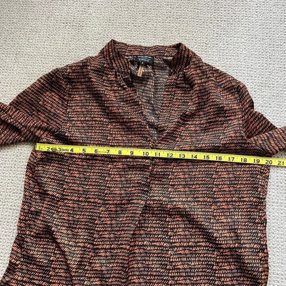 David Lerner x Evereve Bombay Stripes Long Sleeve Blouse - S - Picture 3 of 7